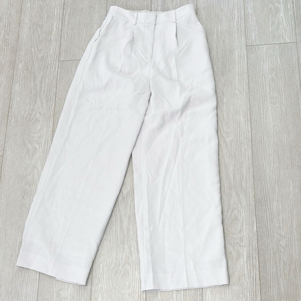 NWOT House of Harlow 1960 x Revolve Wide Leg Flare Ivory Off White Pants Sz S